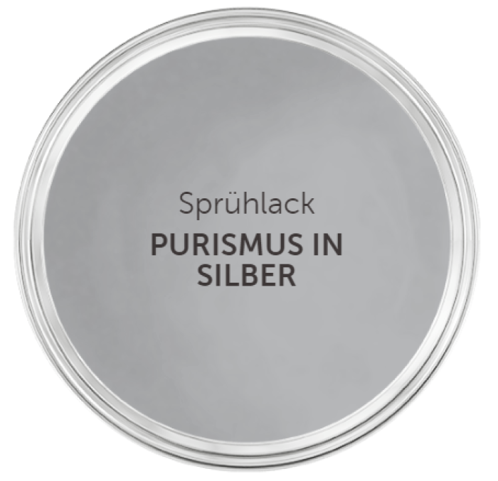 Alpina Feine Farben Sprühlack, Purismus in Silber, 400ml Metallic, 983717